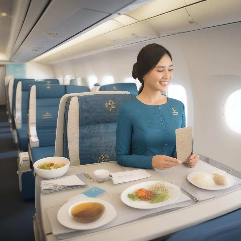 Giá vé hạng phổ thông Vietnam Airlines