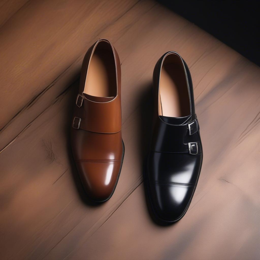 Giày da nam Loafer và Monkstrap