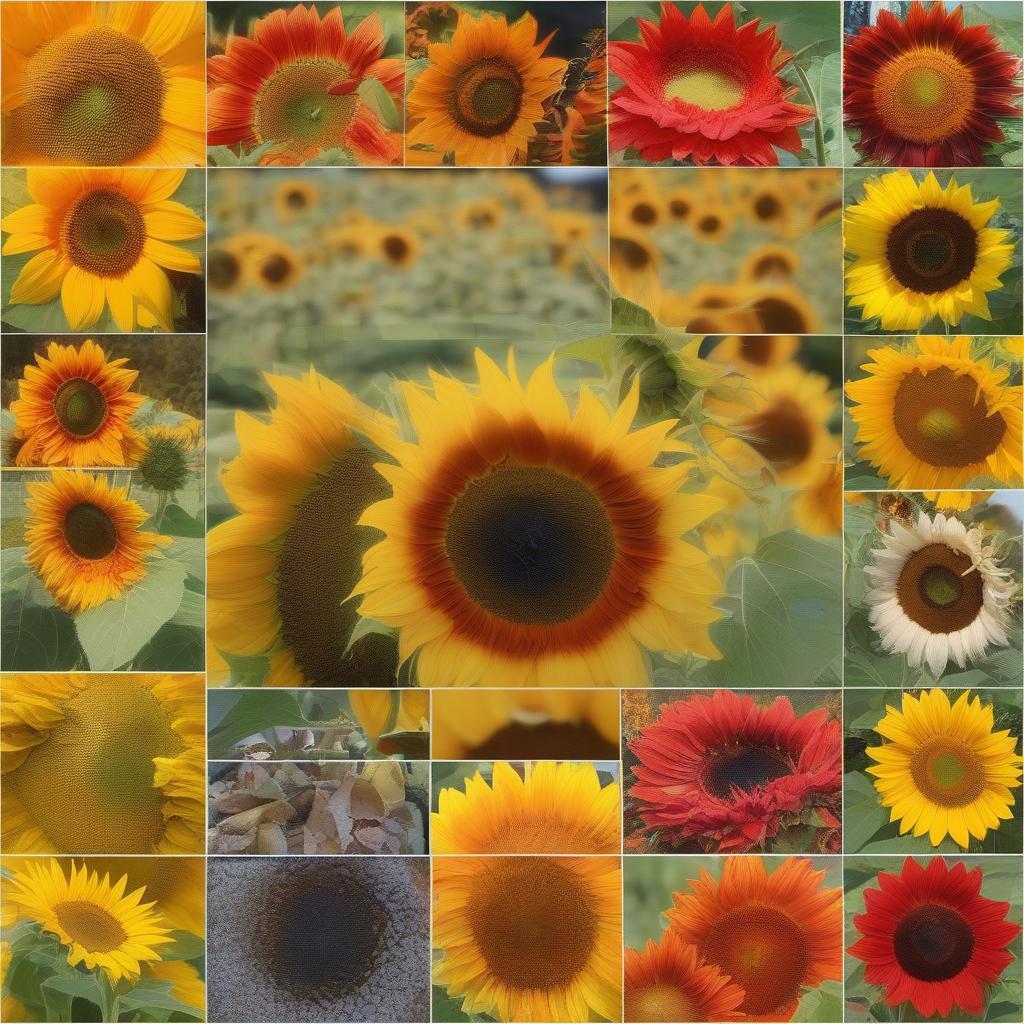 Colorful Sunflower Varieties