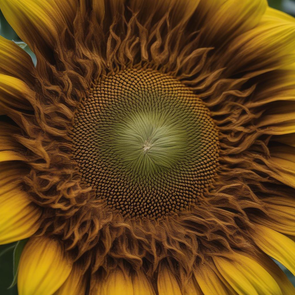 Giant Sunflower Close-up