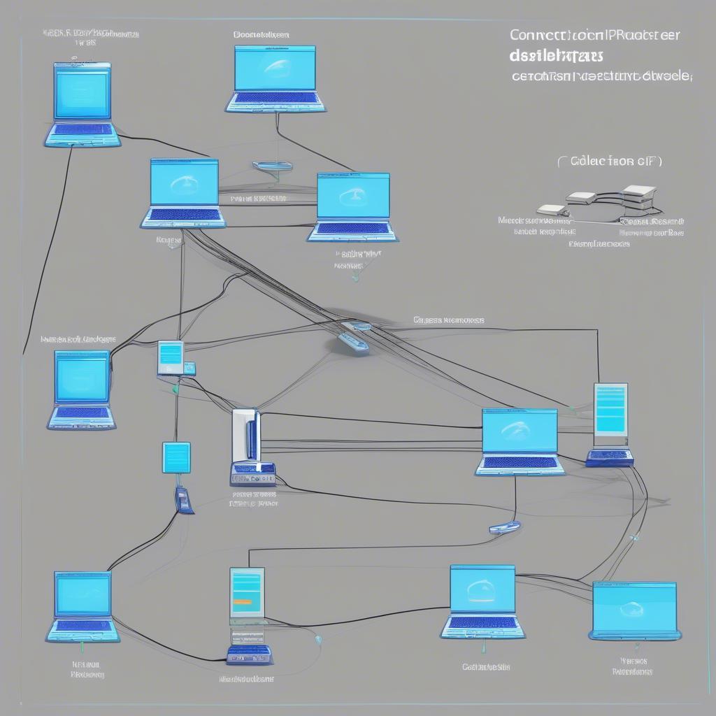 Kết nối cáp trong Packet Tracer