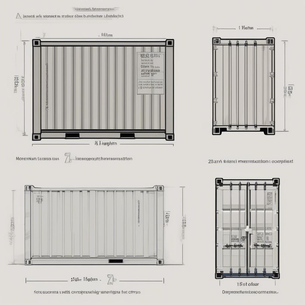 Kích Thước Container 20'