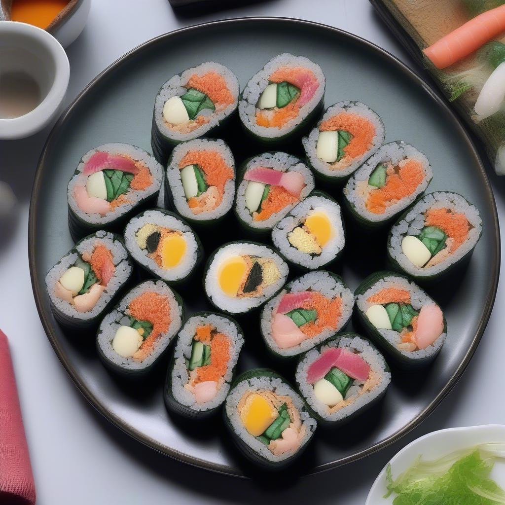 Hình ảnh Kimbap Truyền Thống