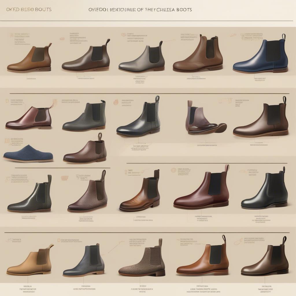 Lịch sử hình thành giày oxford chelsea boots