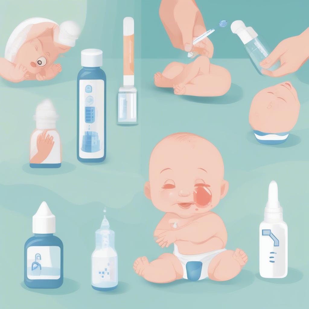 Precautions for using eye drops on babies