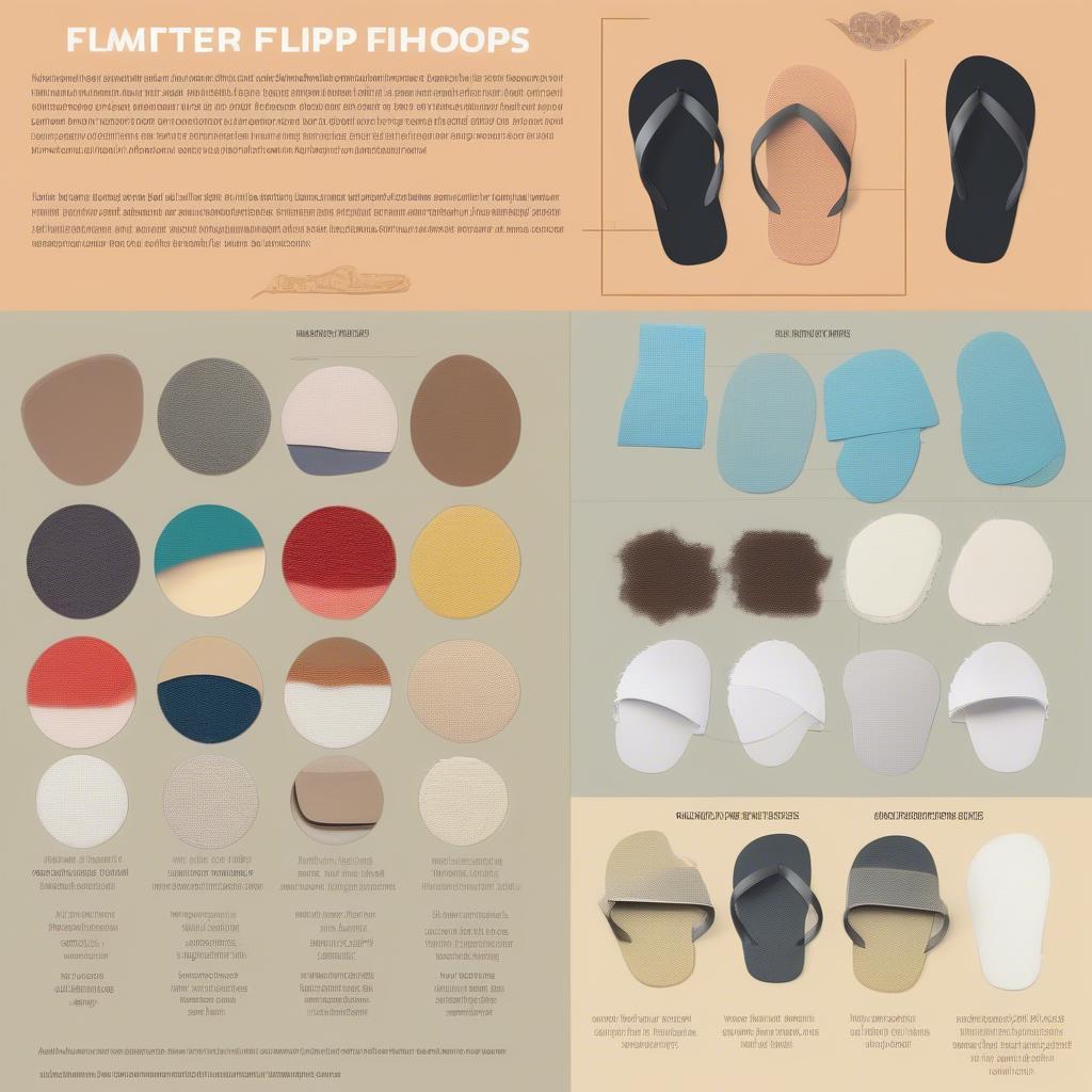 Phân loại các loại flip flop theo chất liệu