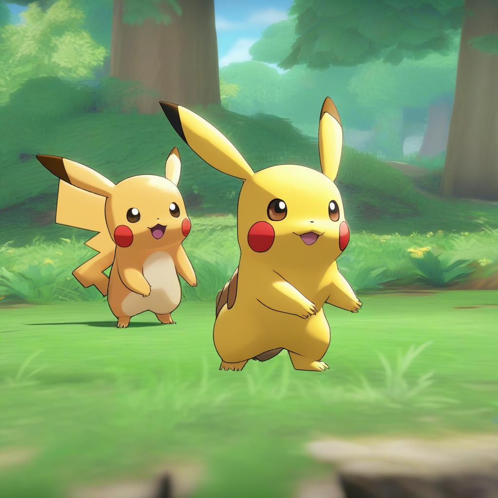 Pokemon Let's Go Pikachu và Eevee trên Nintendo Switch