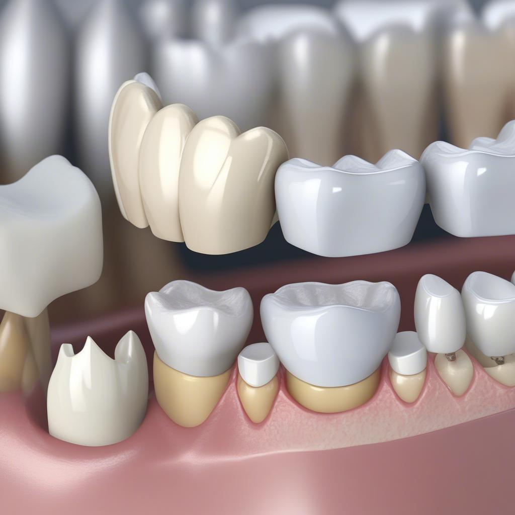 Răng sứ toàn sứ zirconia và sứ kim loại