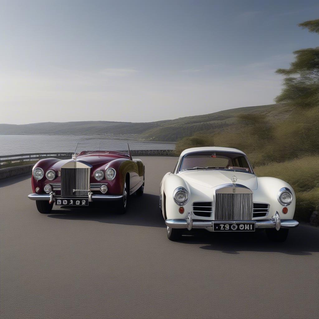 Rolls-Royce Phantom và Mercedes-Benz 300SL Gullwing