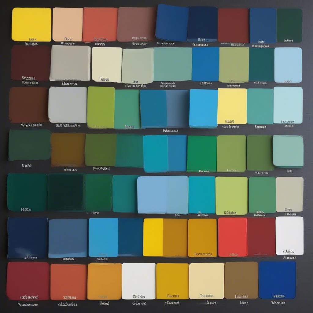 Various Color Shades