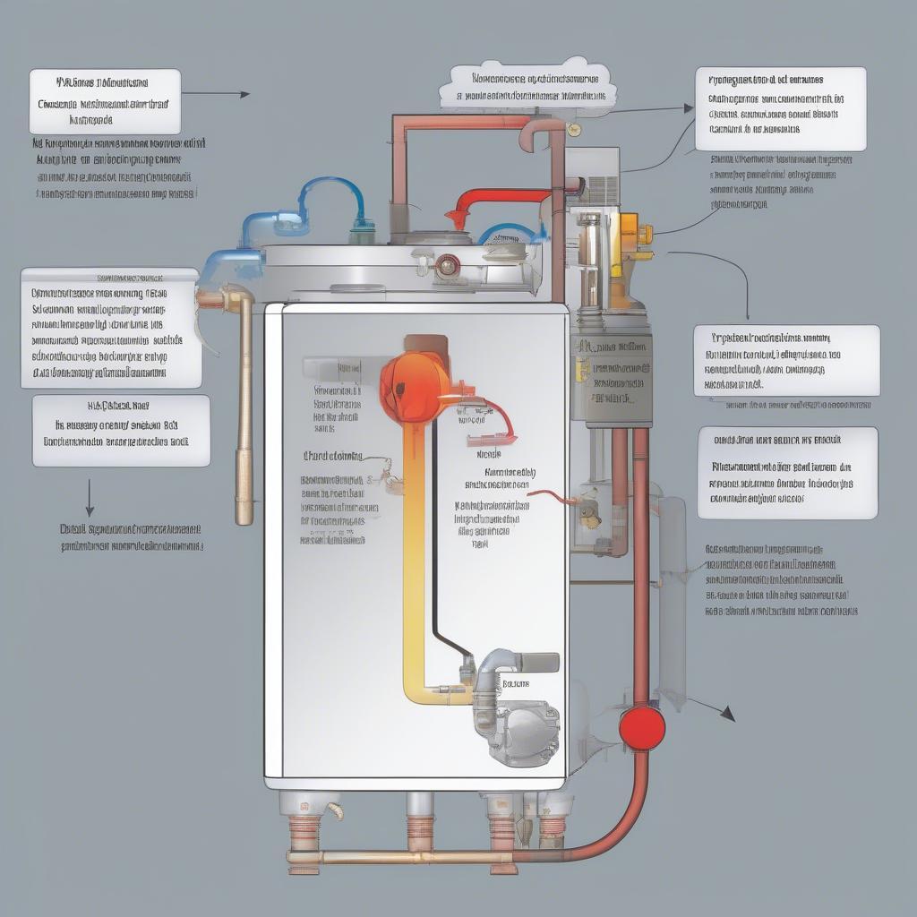 Sơ đồ hệ thống máy lạnh sử dụng gas R32