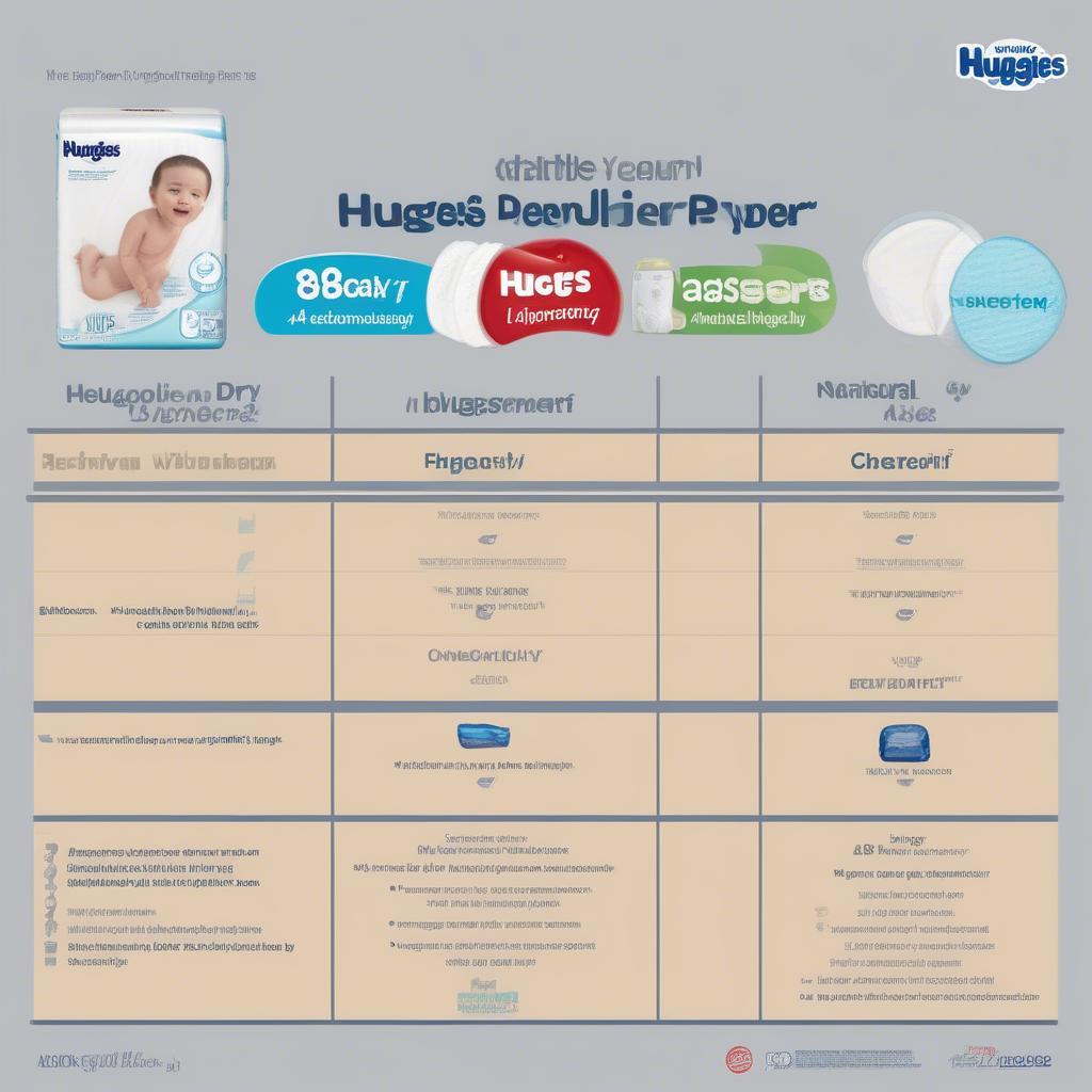 So Sánh Các Loại Bỉm Huggies