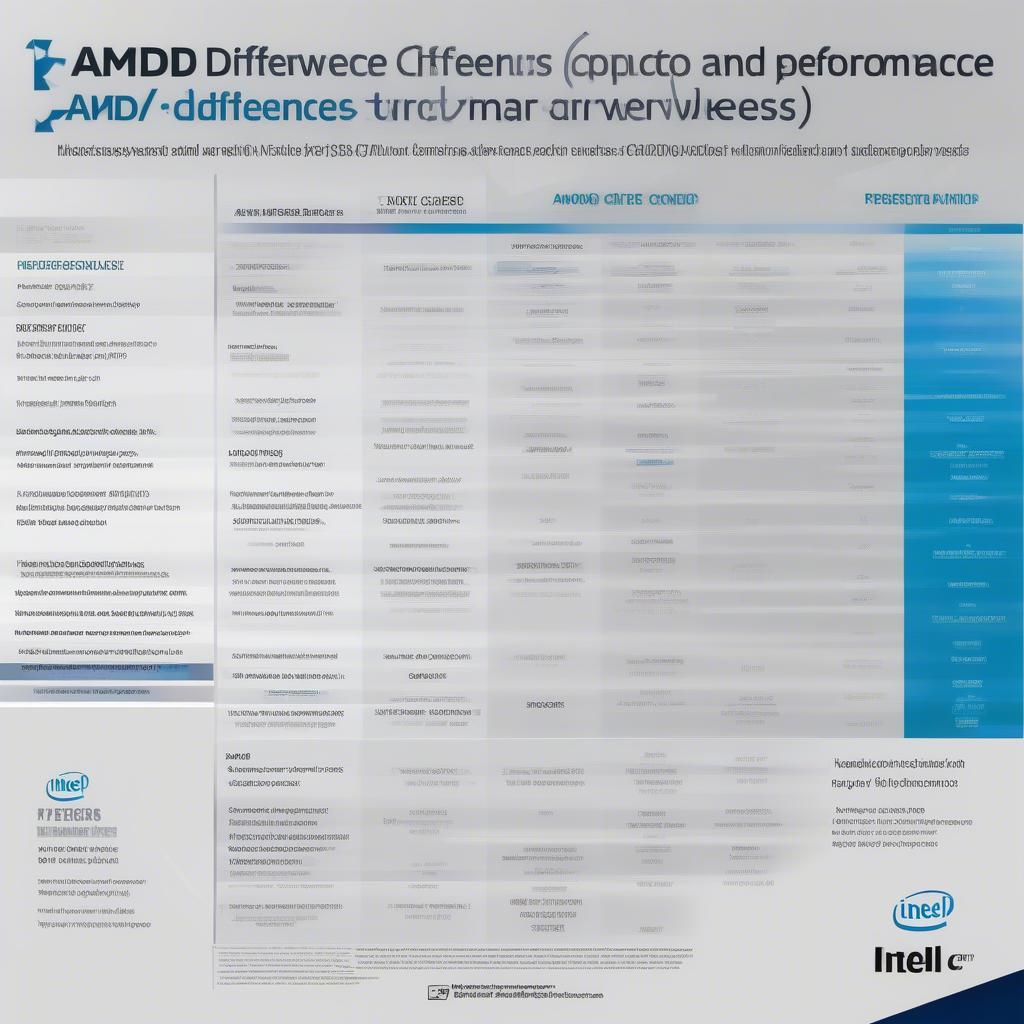 So sánh CPU Intel và AMD