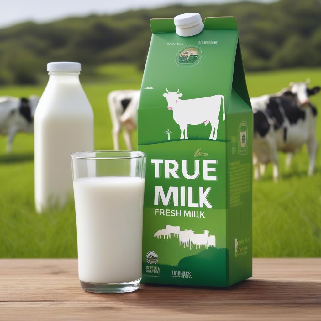 Sữa tươi TH True Milk nguyên chất từ trang trại bò sữa TH