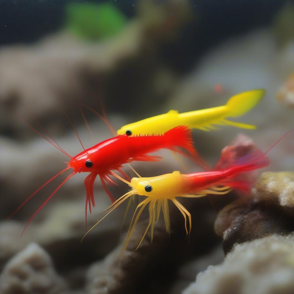 Tép Red Cherry, Yellow và Neocaridina