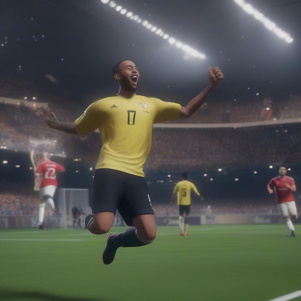 Tiền đạo ghi bàn đẹp mắt trong FIFA 4 2019