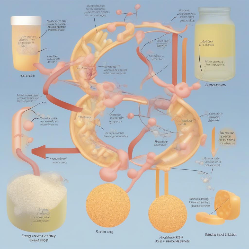 Quá trình tiêu hóa tinh bột bởi enzyme amylase