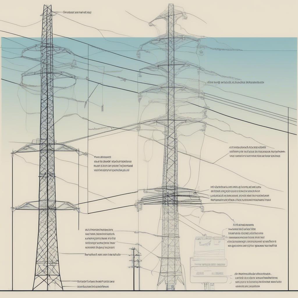 Sơ đồ minh họa ứng dụng các loại bảo vệ trên đường dây 110kV