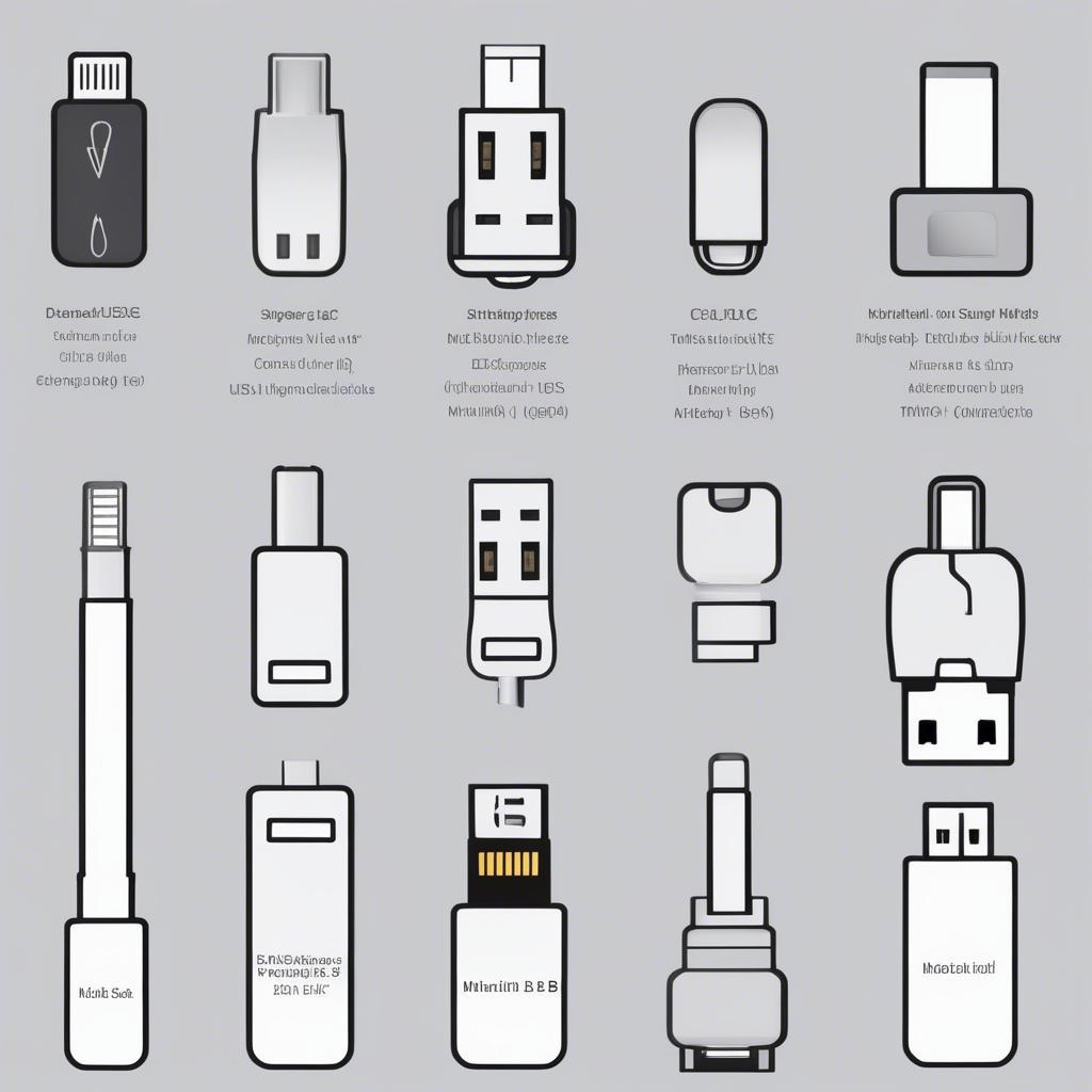 Các loại cổng USB