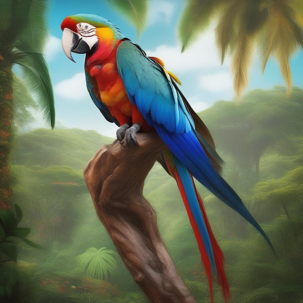 Vẹt Macaw Sặc Sỡ