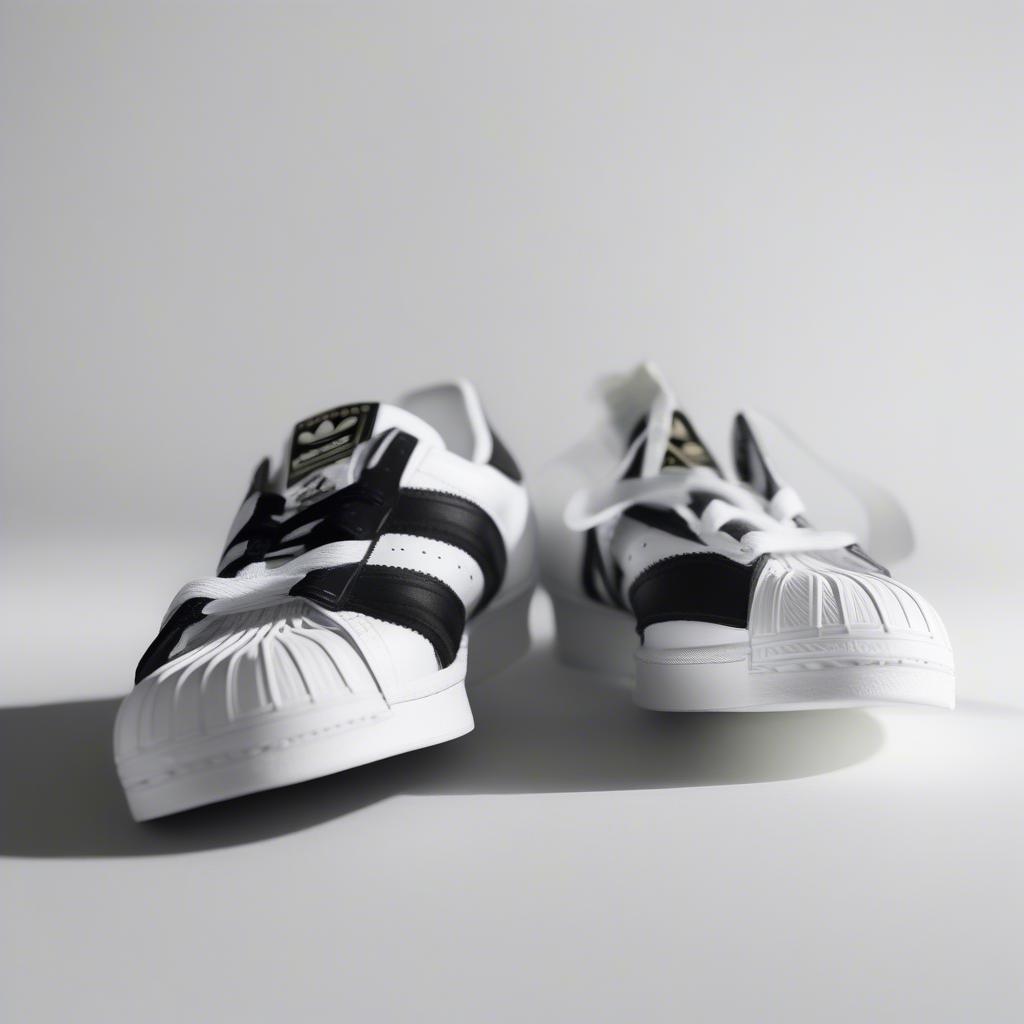 Adidas Superstar Đen Trắng Cổ Điển