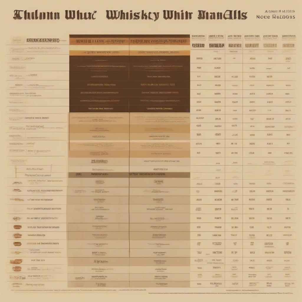 Bảng giá các loại rượu whisky phổ biến