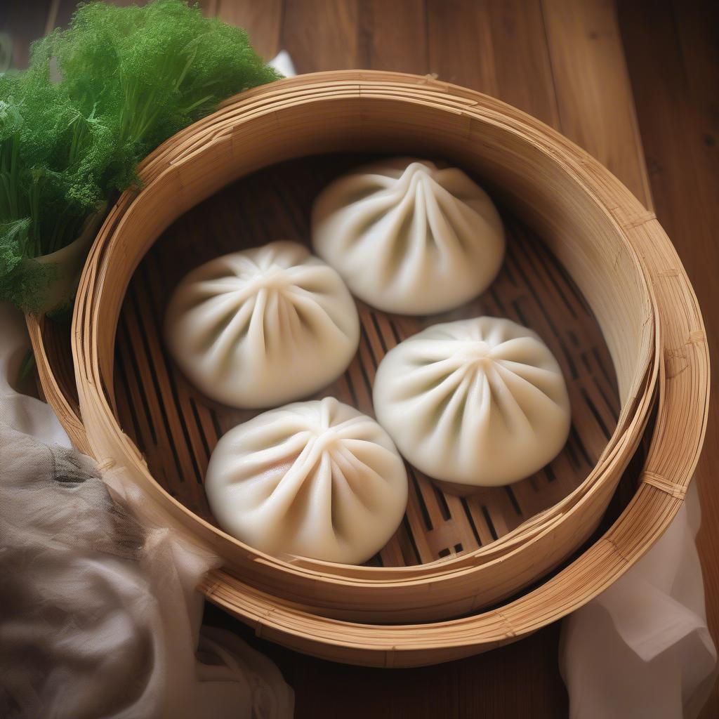 Bánh Bao Hấp Miền Bắc