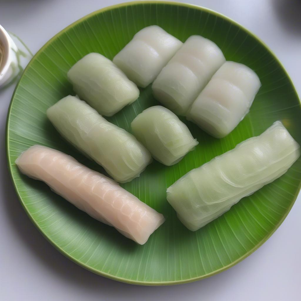 Bánh cốm Hà Nội thơm ngon