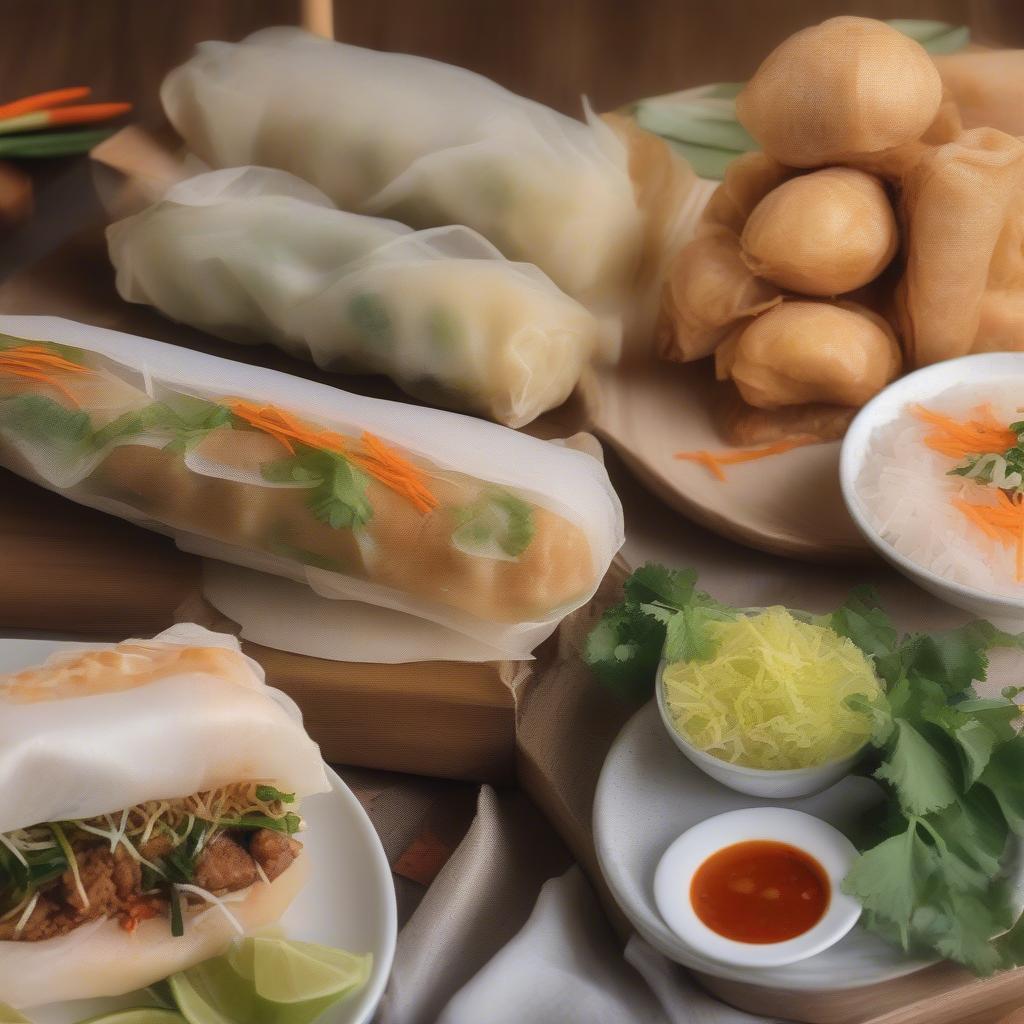 Bánh Gối, Bánh Cuốn, Bánh Mì Pate