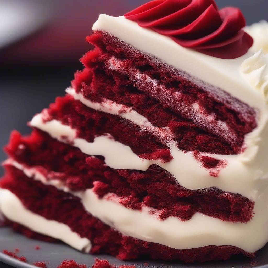 Bánh Red Velvet với lớp kem cheese béo ngậy - xu hướng bánh ngọt 2019