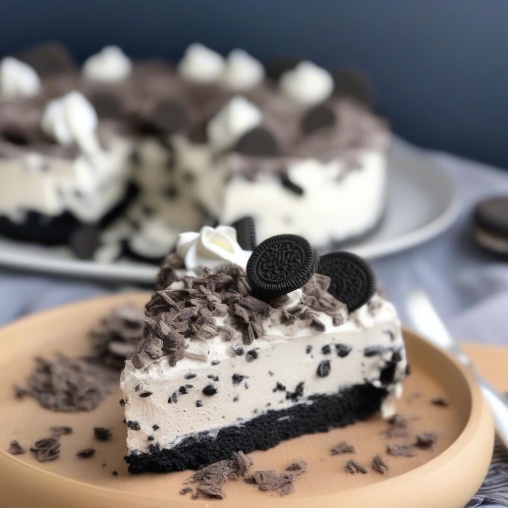 Bánh sinh nhật Oreo không cần lò nướng