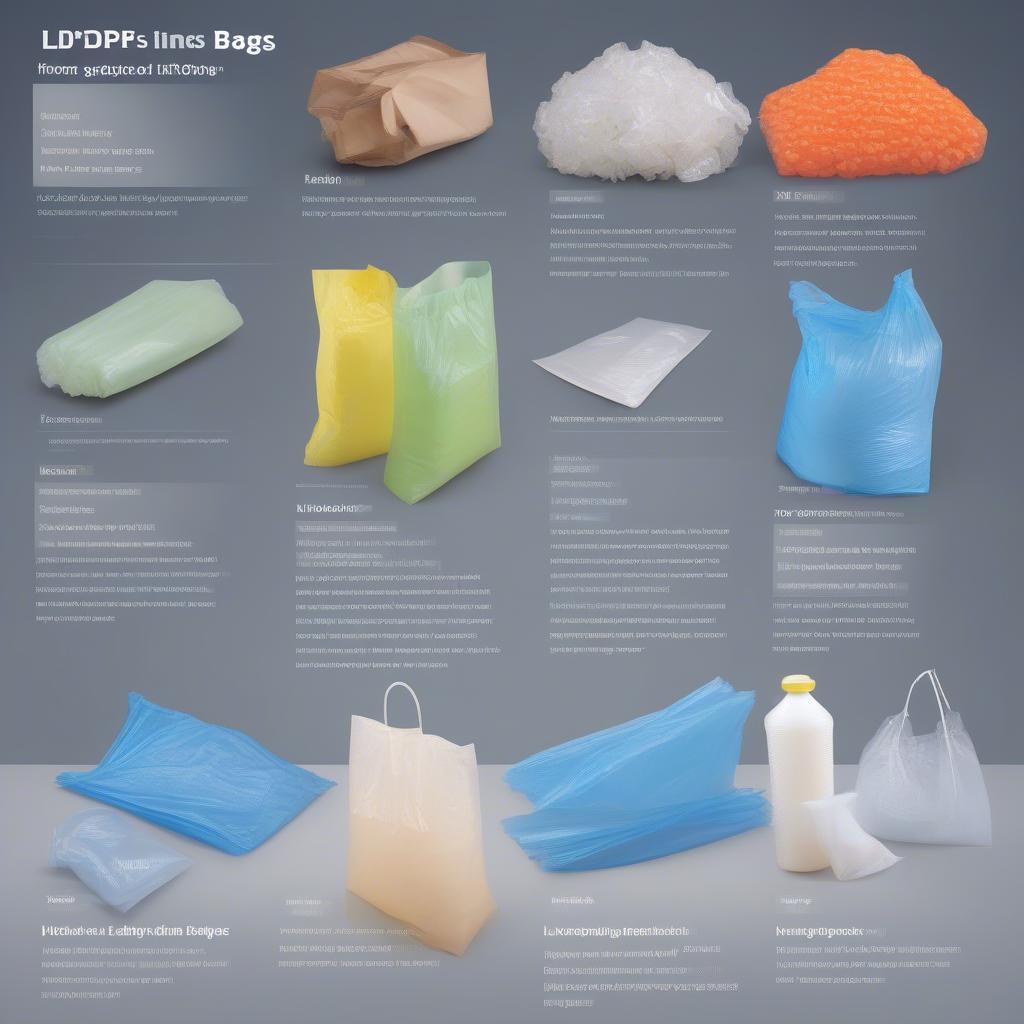 Phân loại bao nilon HDPE, LDPE, LLDPE và PP