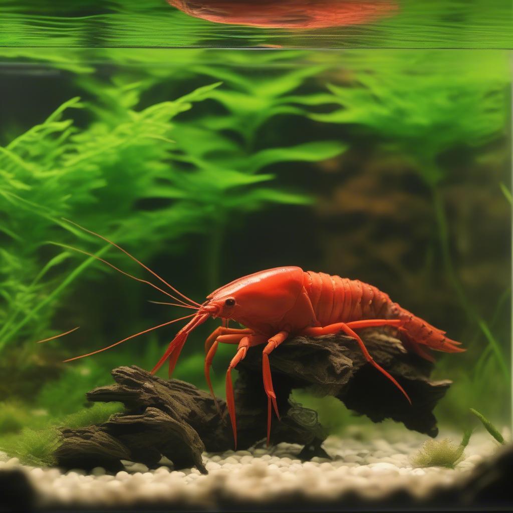 Bể thủy sinh nuôi crayfish