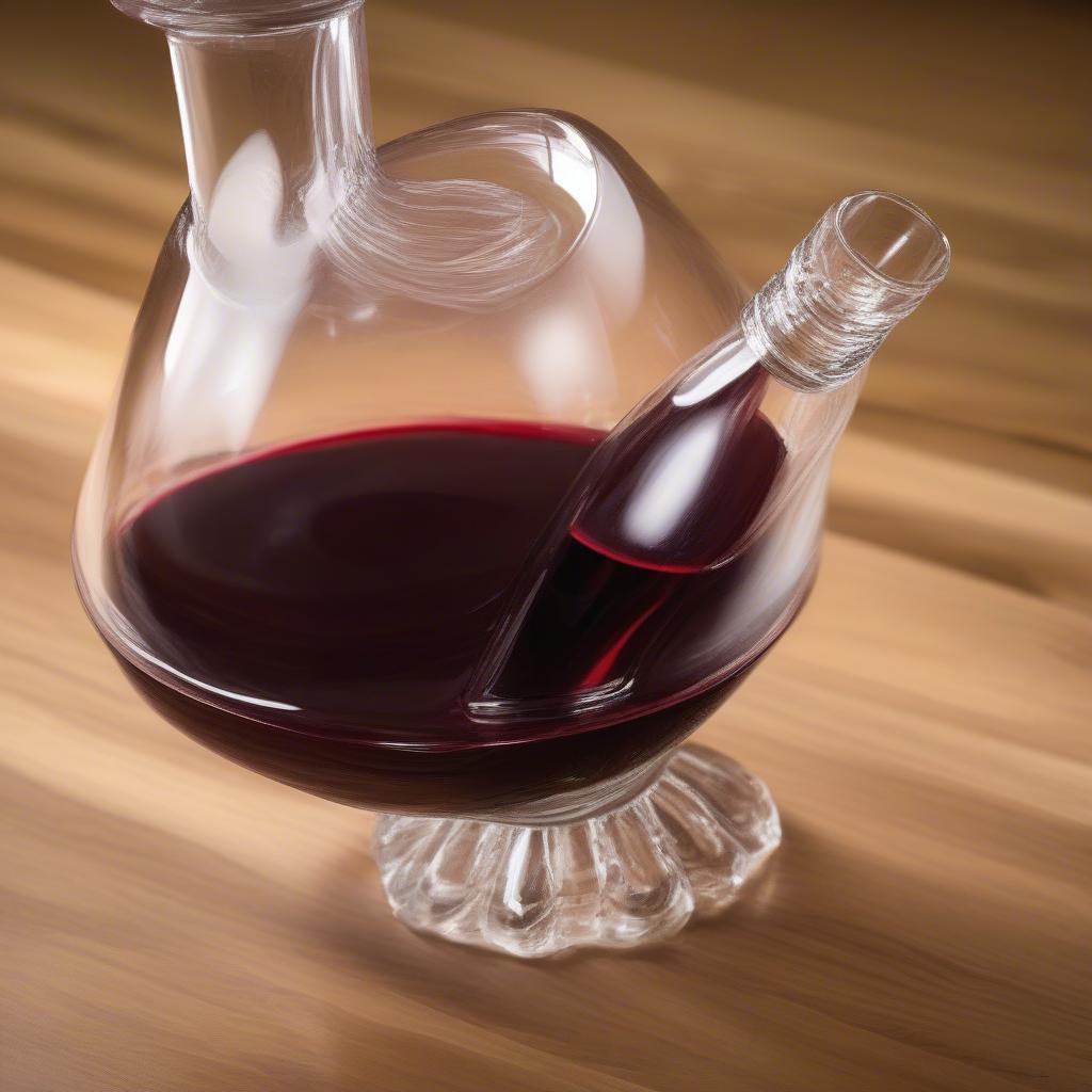 Bình decanter rượu vang