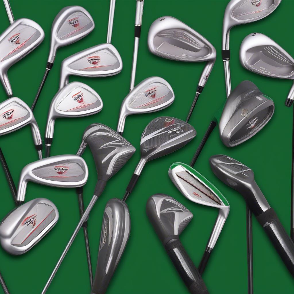 Bộ gậy golf bằng graphite