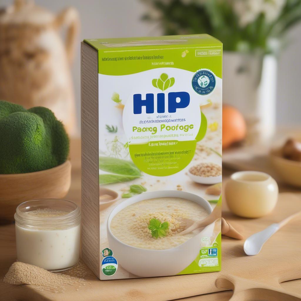 Bột mặn Hipp Organic cho bé ăn dặm