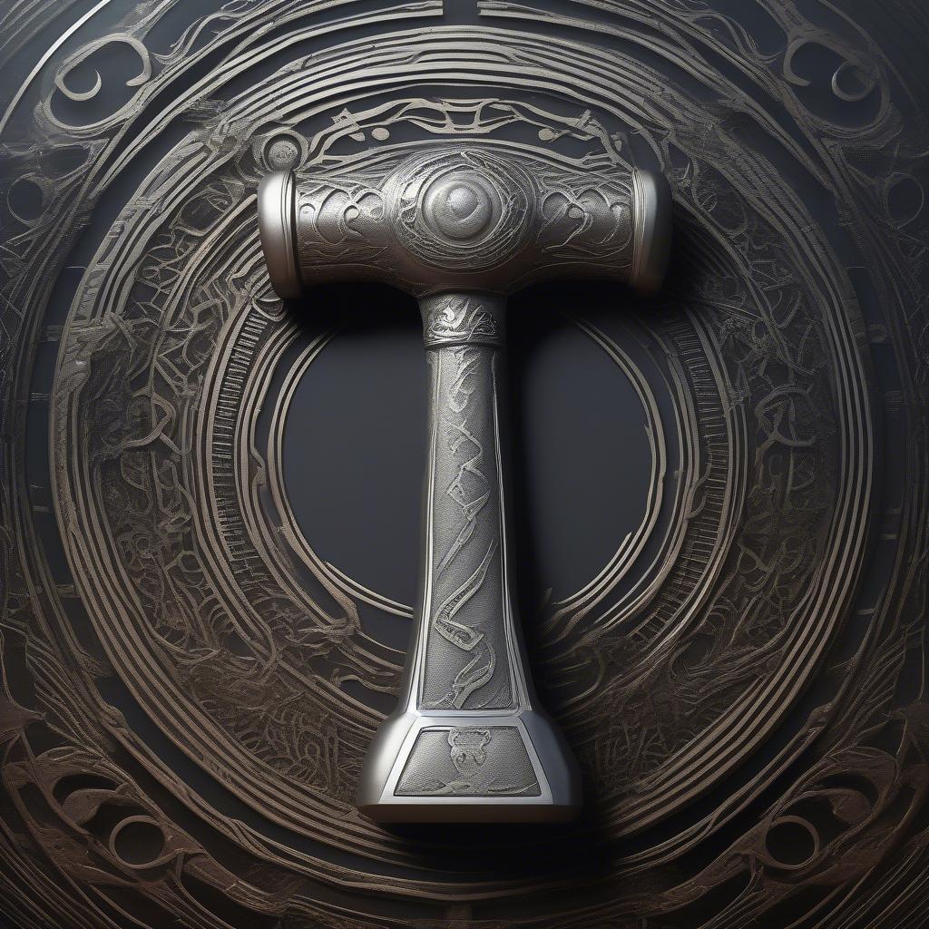 Búa Mjolnir làm từ Uru