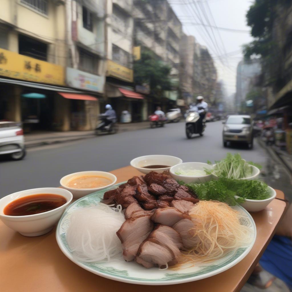 Bún chả Hà Nội đậm đà hương vị