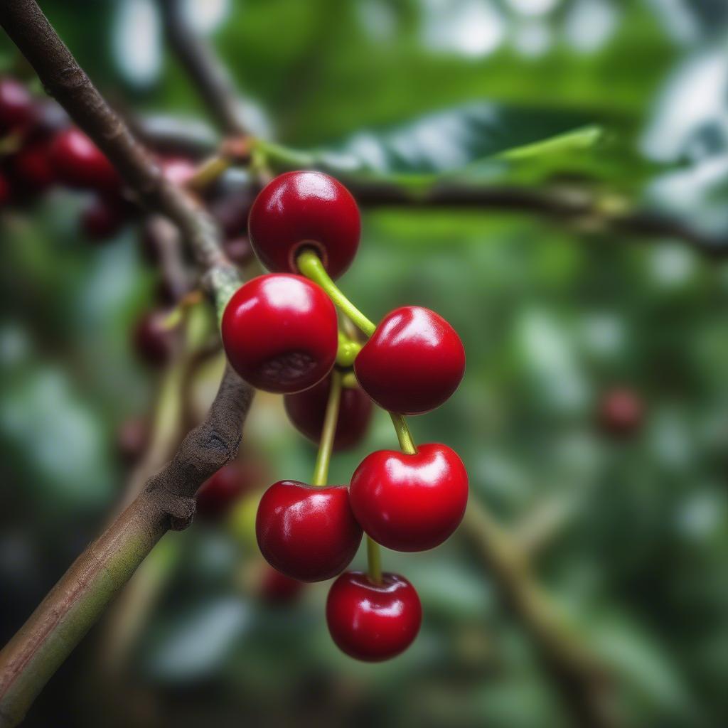 Cà phê Arabica Tây Nguyên trên cây