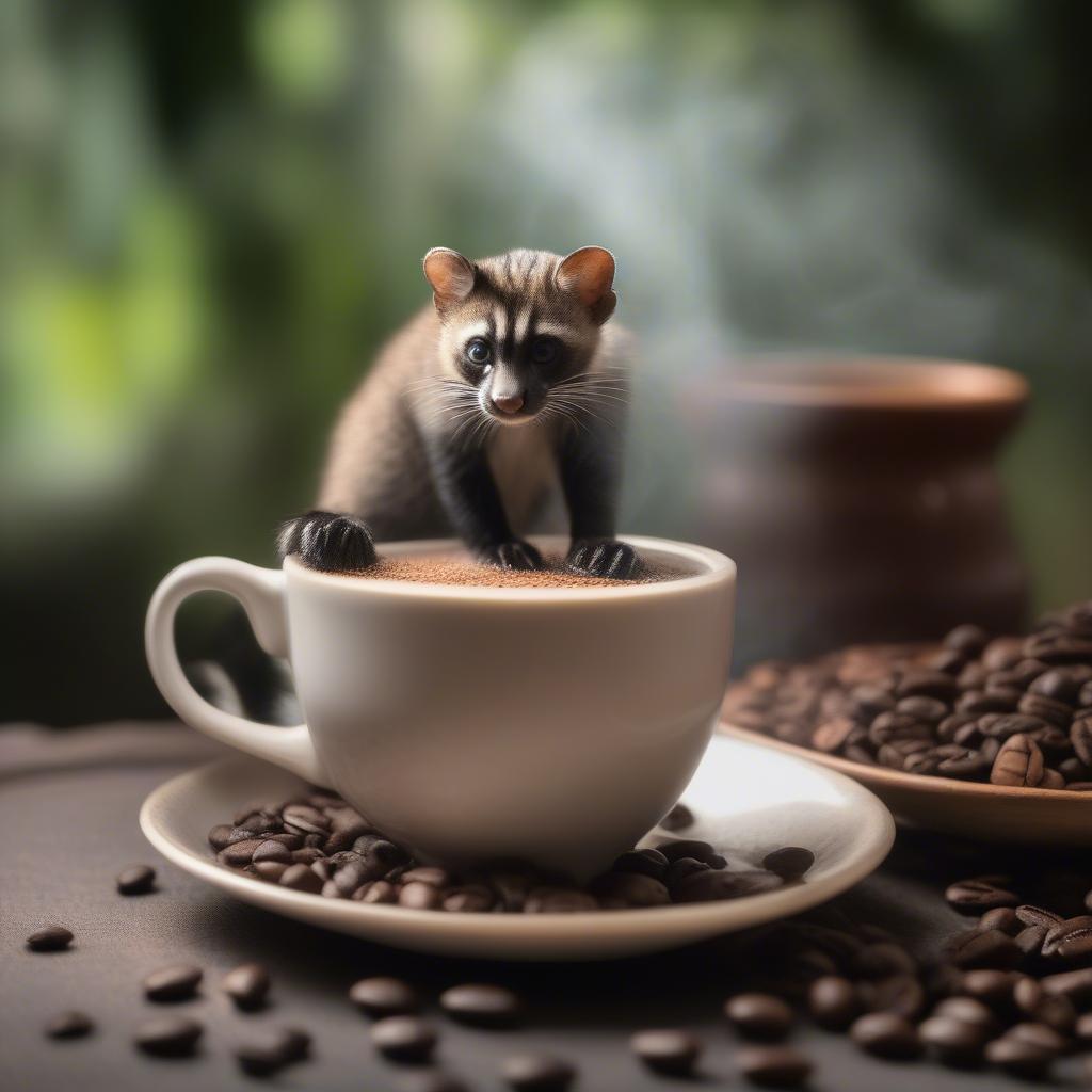 Cà phê chồn Kopi Luwak - Loại cà phê đắt đỏ và quý hiếm