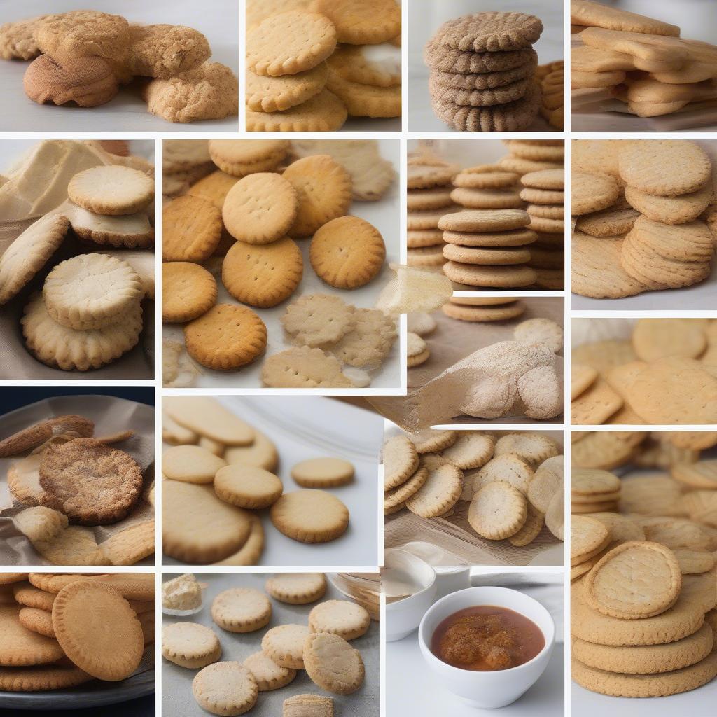 Hình ảnh minh họa sự đa dạng của các loại bánh biscuit