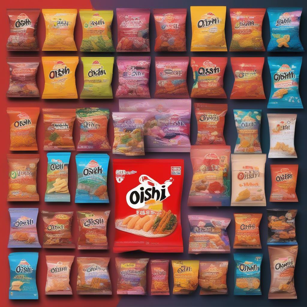 Tổng hợp các loại bánh Oishi