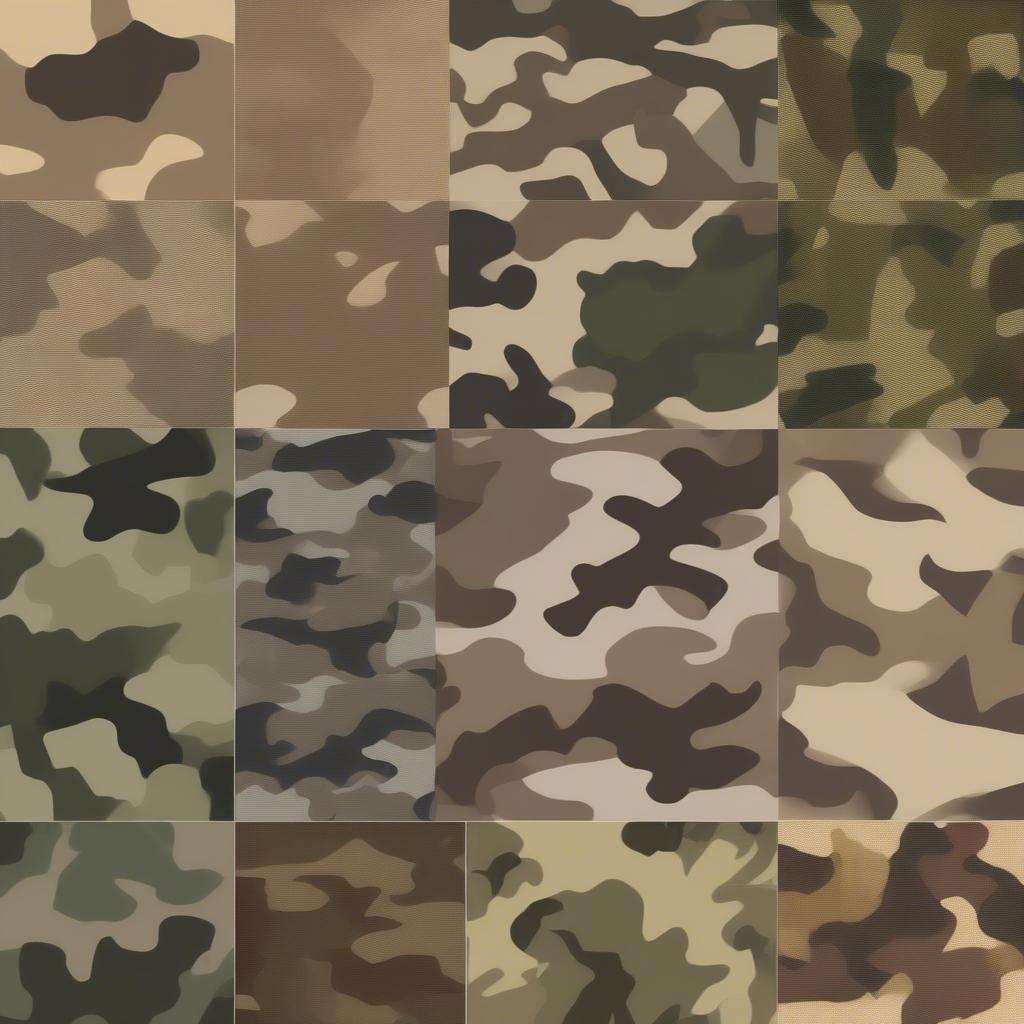 Các loại Camouflage Quân đội