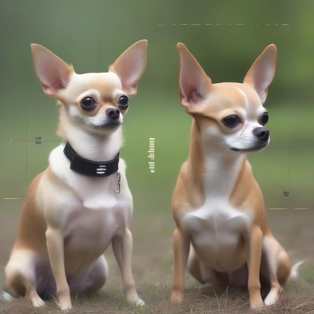 Các loại Chihuahua theo hình dáng đầu