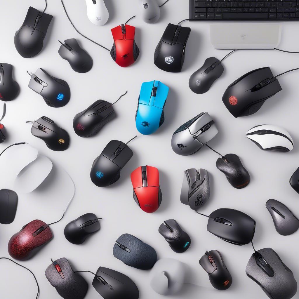 Các loại chuột gaming ergonomic