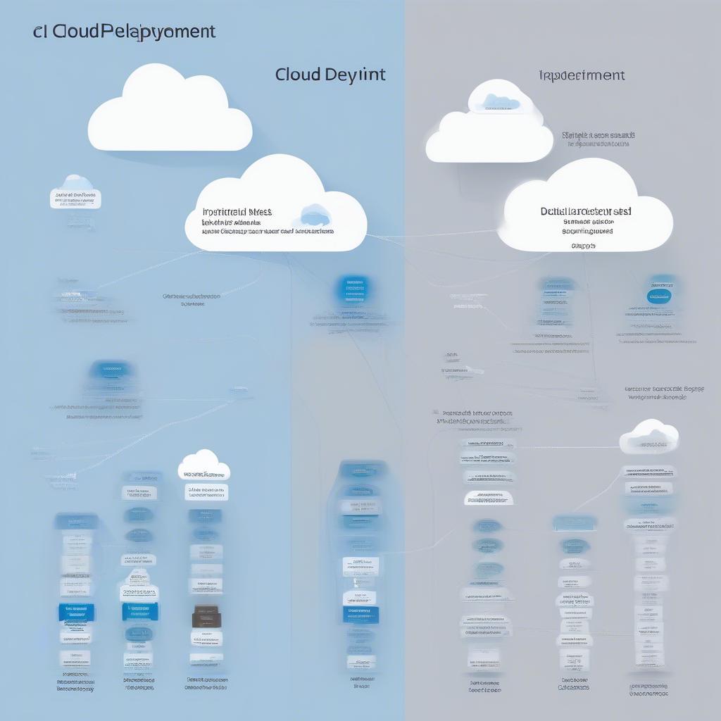 Sơ đồ các loại Cloud