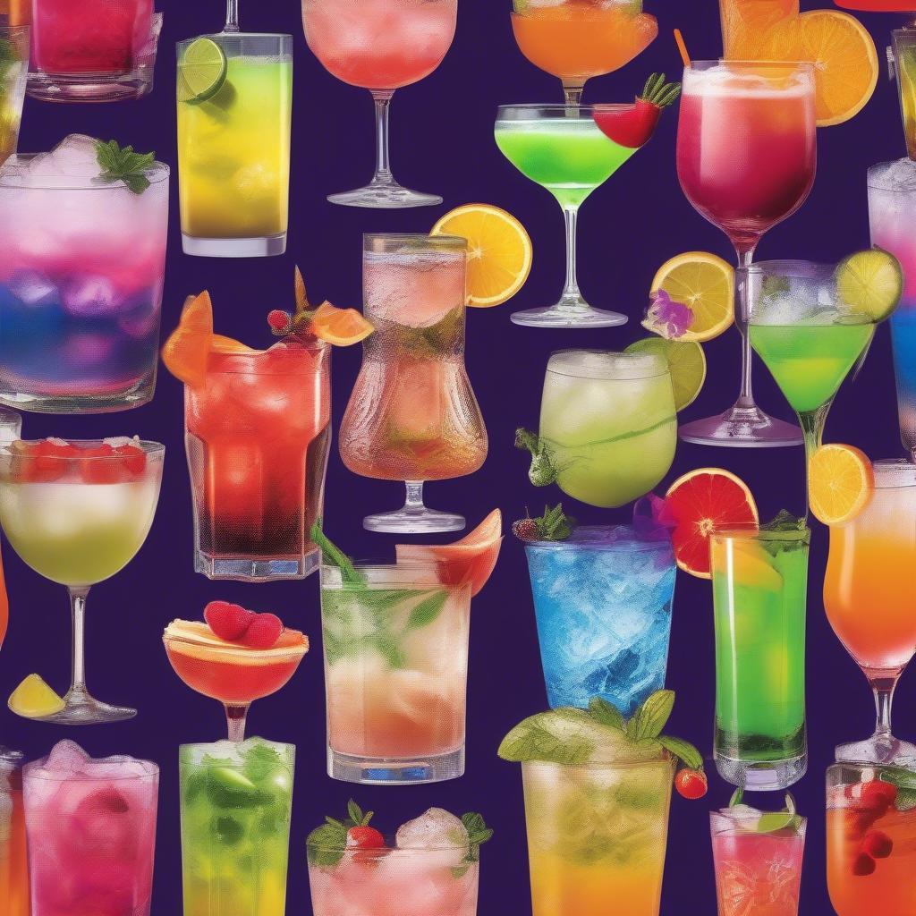 Các loại cocktail tiếng Anh