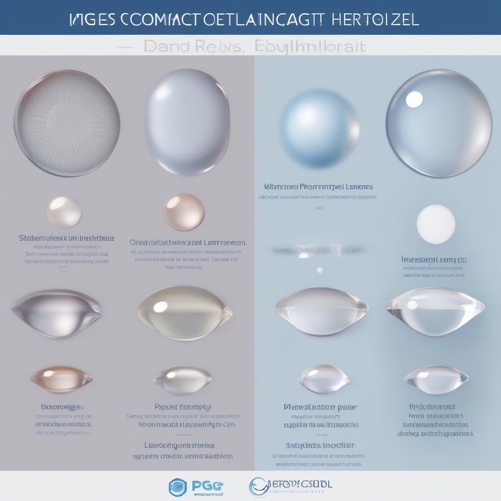 Các loại contact lens theo chất liệu