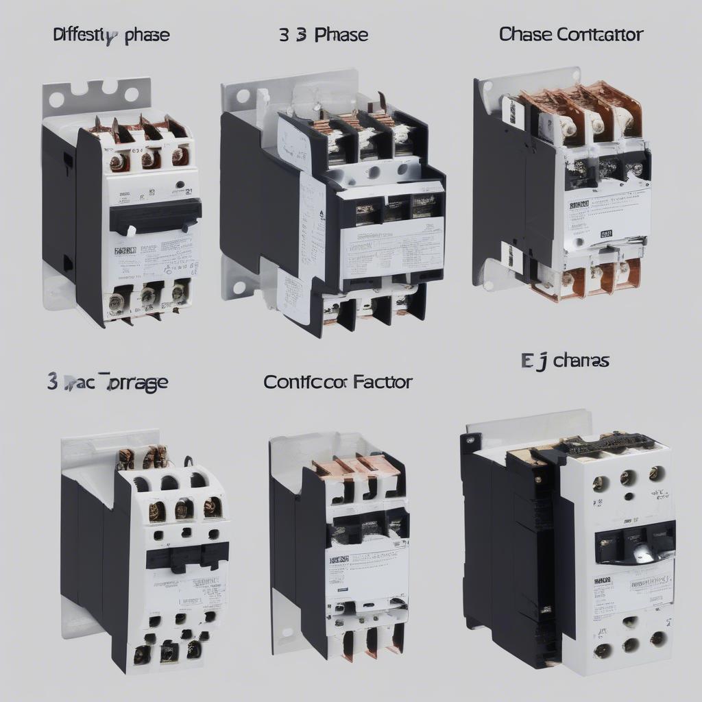 Phân loại các loại contactor 3 pha