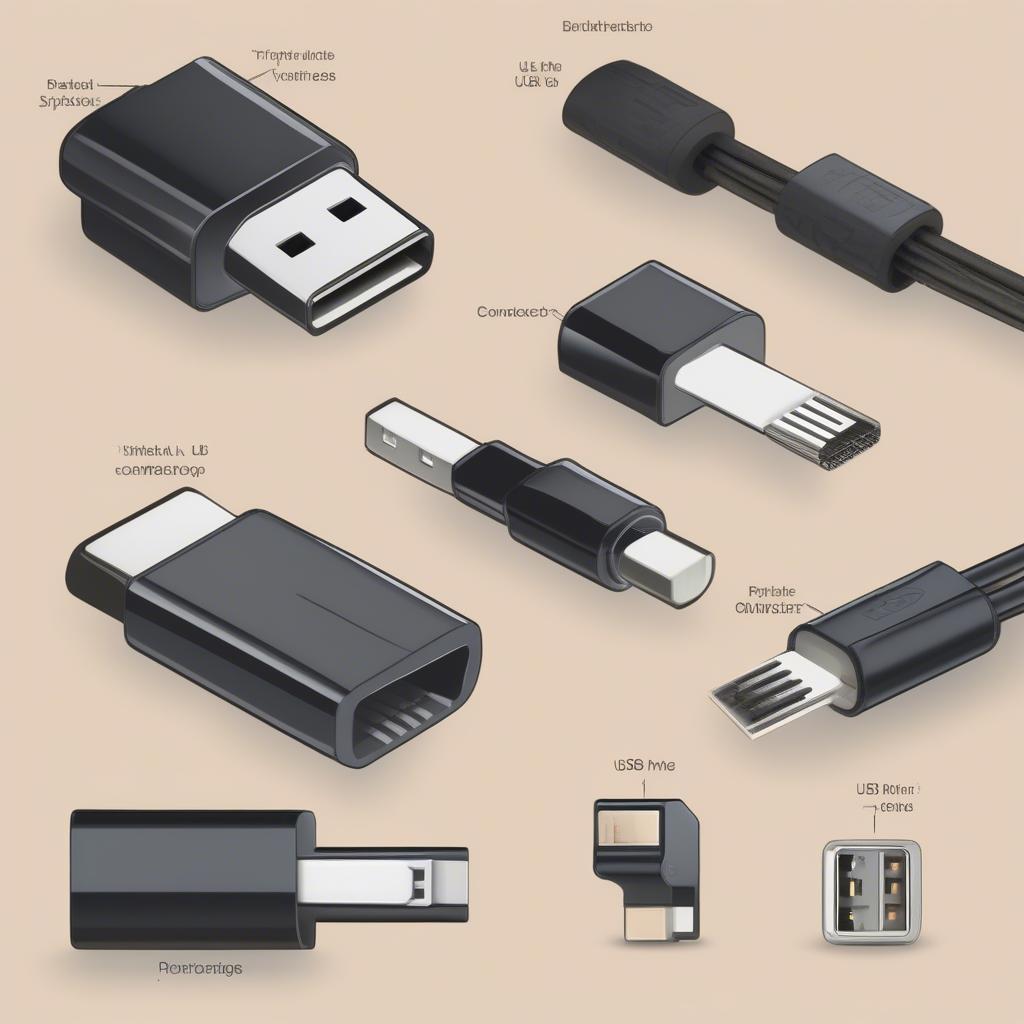 Các loại đầu cắm USB